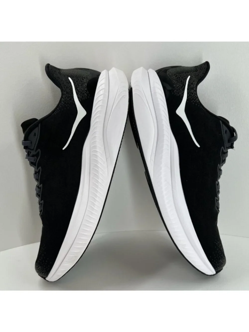 HOKA Mach 6 Running Shoes Mens 12D Lace Up Low Top Mesh Black White 1147790-BWHT - Picture 6 of 10